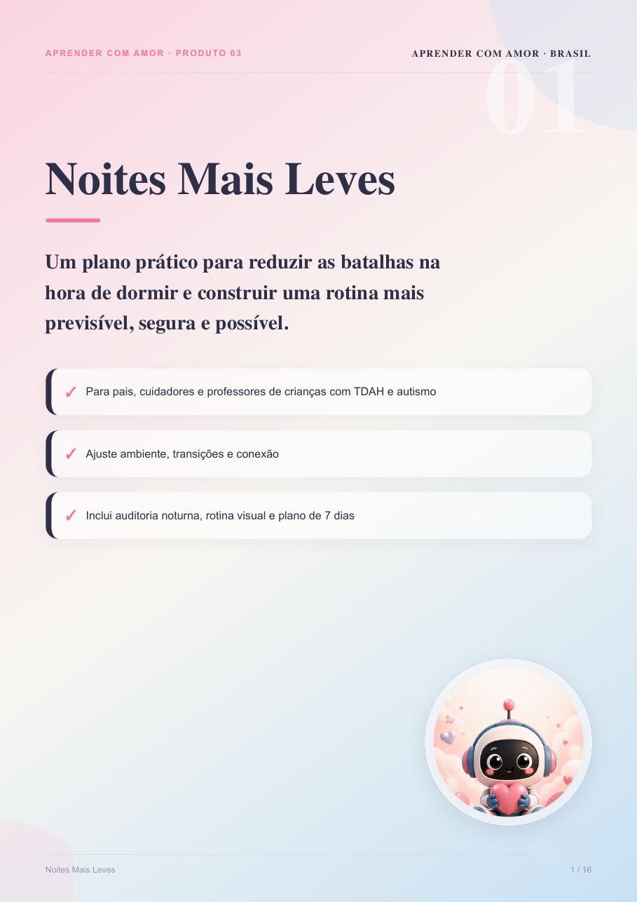 Capa do Noites Mais Leves
