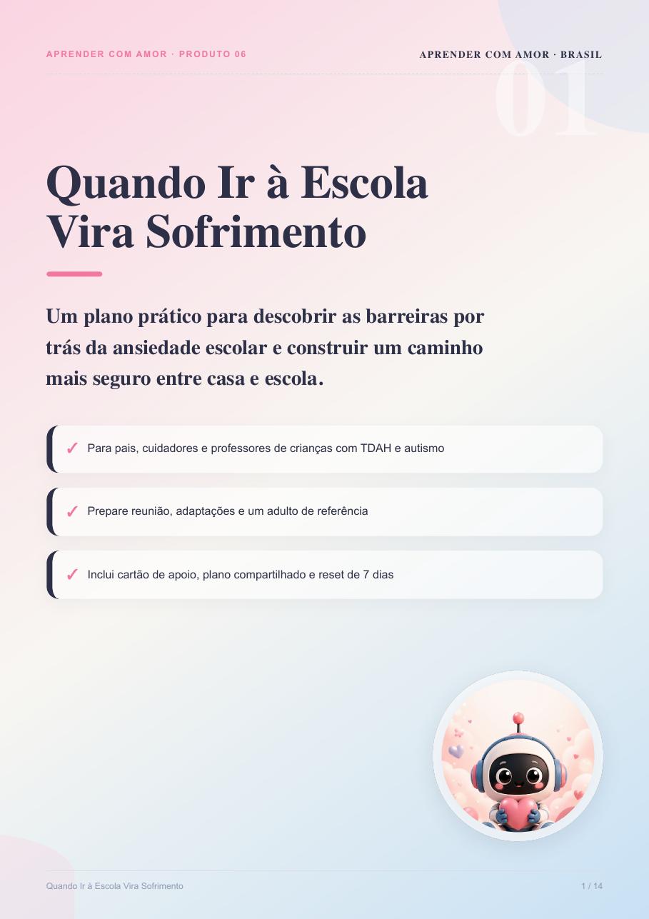 Capa do Quando Ir à Escola Vira Sofrimento