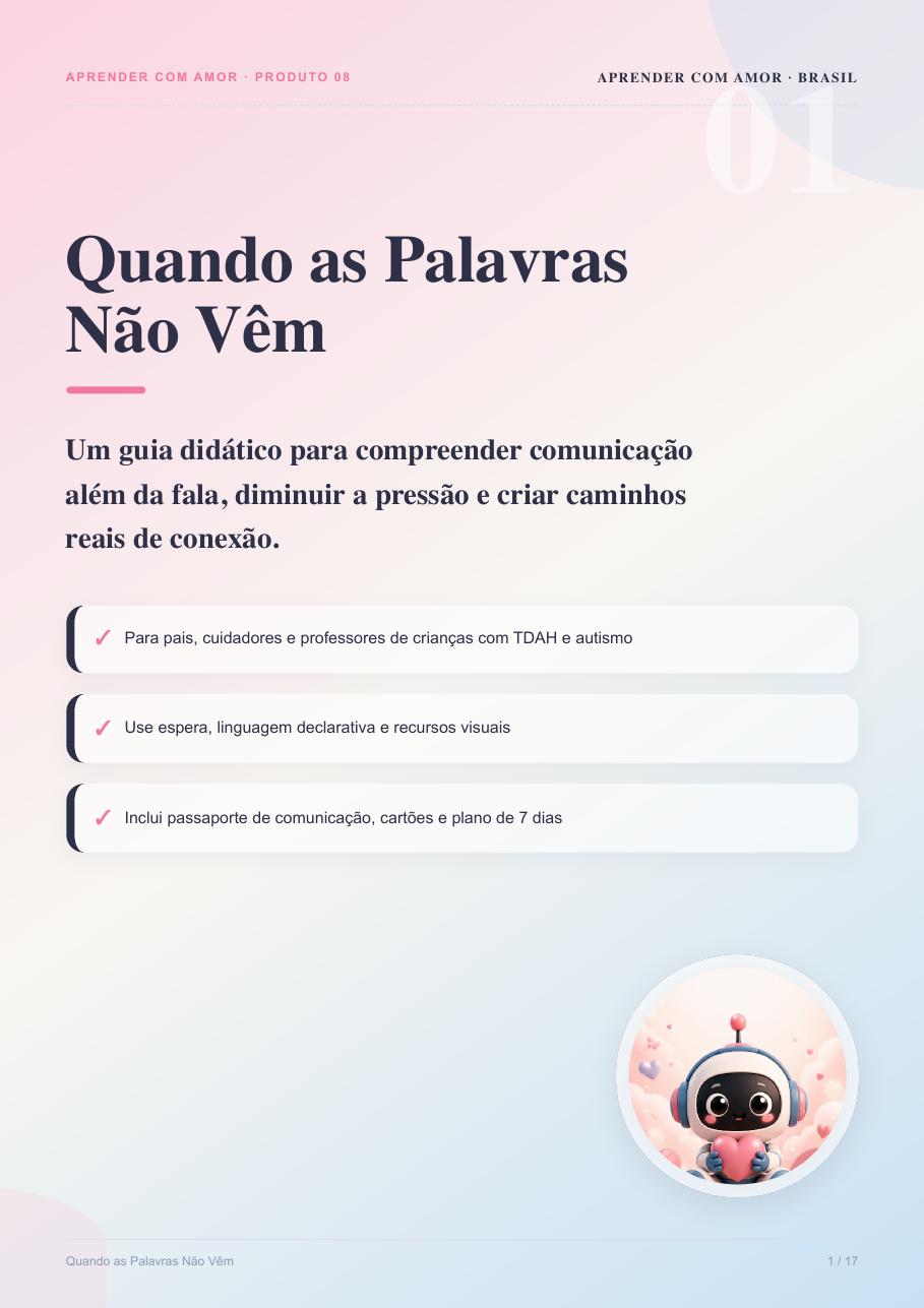 Capa do Quando as Palavras Não Vêm