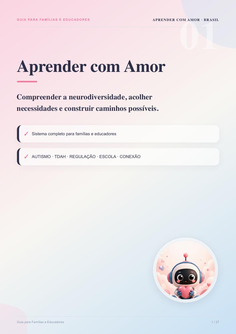 Sistema completo Aprender com Amor